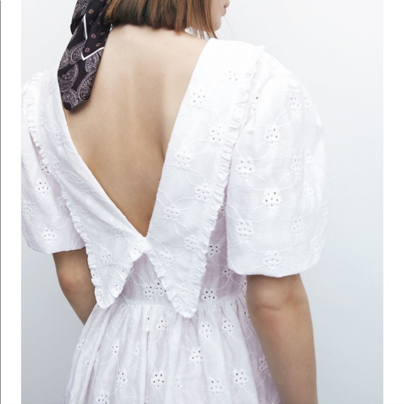 Nwt Zara voluminous midi dress - Picture 3 of 3